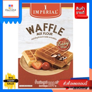 Imperial(อิมพีเรียล) Imperial อิมพีเรียลแป้งสำเร็จรูปทำวาฟเฟิล ขนาด 400กรัม Imperial Imperial Waffle Flour Size 400g.แป้