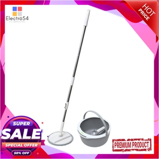 SPIN ชุดอุปกรณ์ถังปั่นกลมพร้อมไม้ม็อบ SCOTCH-BRITE PREMIUM SINGLE SPIN MOPSPIN BUCKET MOP SET ROUND SHAPE SCOTCH-BRITE P