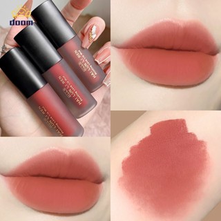 Hllr New Lip Glaze ลิปสติกสีสูงรุ่น Live Explosion Matte 【Doom】