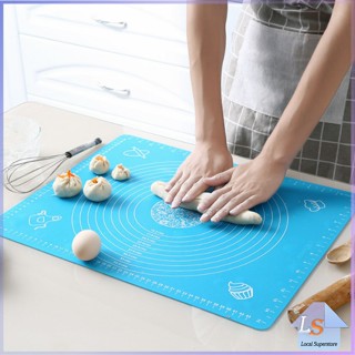 แผ่นรองนวดแป้ง แผ่นซิลิโคนรองนวดแป้ง  อุปกรณ์เบเกอรี่  มี 3 ขนาด chopping board มีสินค้าพร้อมส่ง Local Superstore