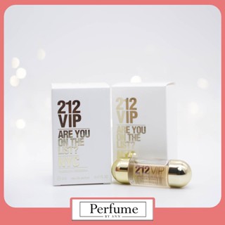 Carolina Herrera 212 VIP Eau De Parfum 5 ml ขนาดพกพา หัวแต้ม (ของแท้ 100%) : น้ำหอม คาร์โรไลน่า