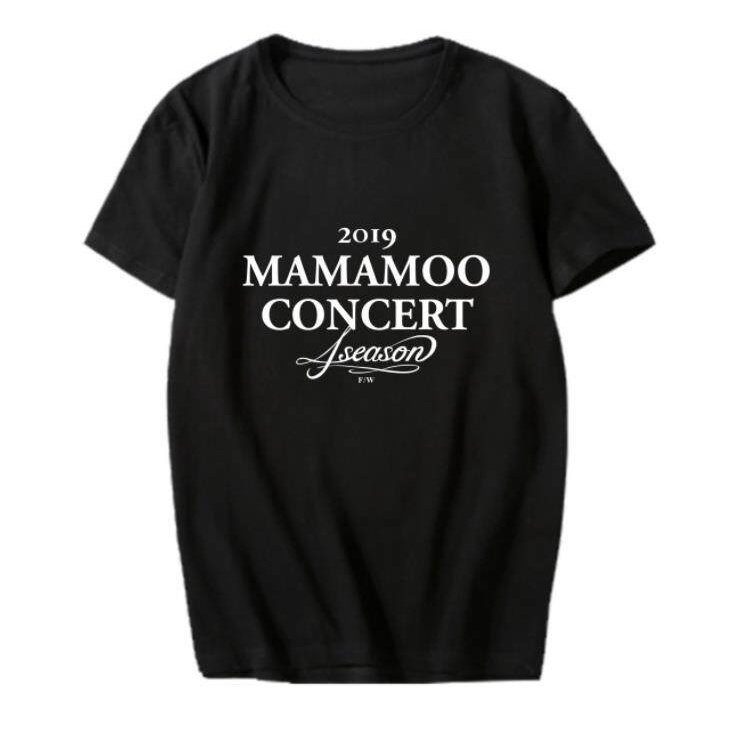 Kpop mamamoo concierto 4 temporada misma impresión manga 2022 High quality Brand T shirt Casual Shor