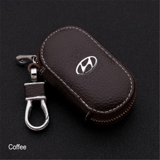 เคสกุญแจรีโมทรถยนต์ แบบหนังลิ้นจี่ คุณภาพสูง แบบสากล สําหรับ Hyundai