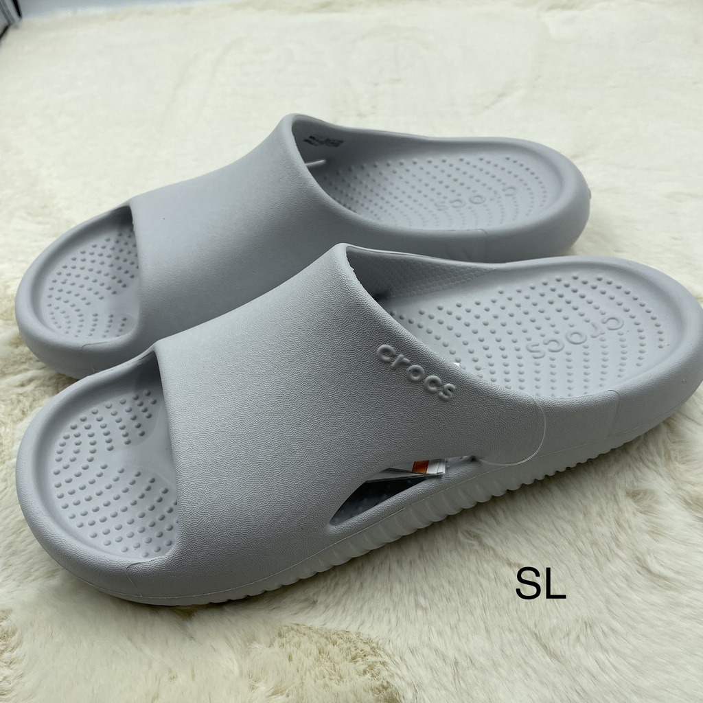 รองเท้าแตะ Crocs รองเท้าแบบสวมสำหรับผู้หญิงและผู้ชาย รุ่น Crocs mellow slide สินค้าสวยคุณภาพดีน้ำหนักเบานิ่มมากๆสวมค่ะ