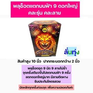 สินค้าคละรุ่น ช็อตแตกบนฟ้า 9 ดอกใหญ่ เคาท์ดาวน์ เปิดงาน ขึ้นสูง โคตรคุ้ม