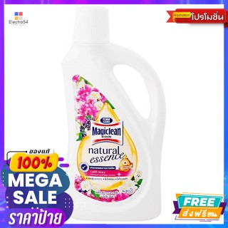 Magiclean มาจิคลีน เนเชอรัล น้ำยาถูพื้น สูตรอัพลิฟต์ สตอรี่ สีชมพู 800 มล. Magiclean Natural Floor Cleaner Uplift Story