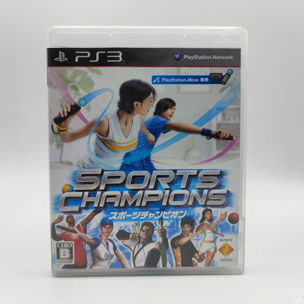 Sports Champions [PS Move] แผ่นสภาพดี มีกล่องใสสวมเพื่อเก็บสะสมให้ PlayStation 3 PS3
