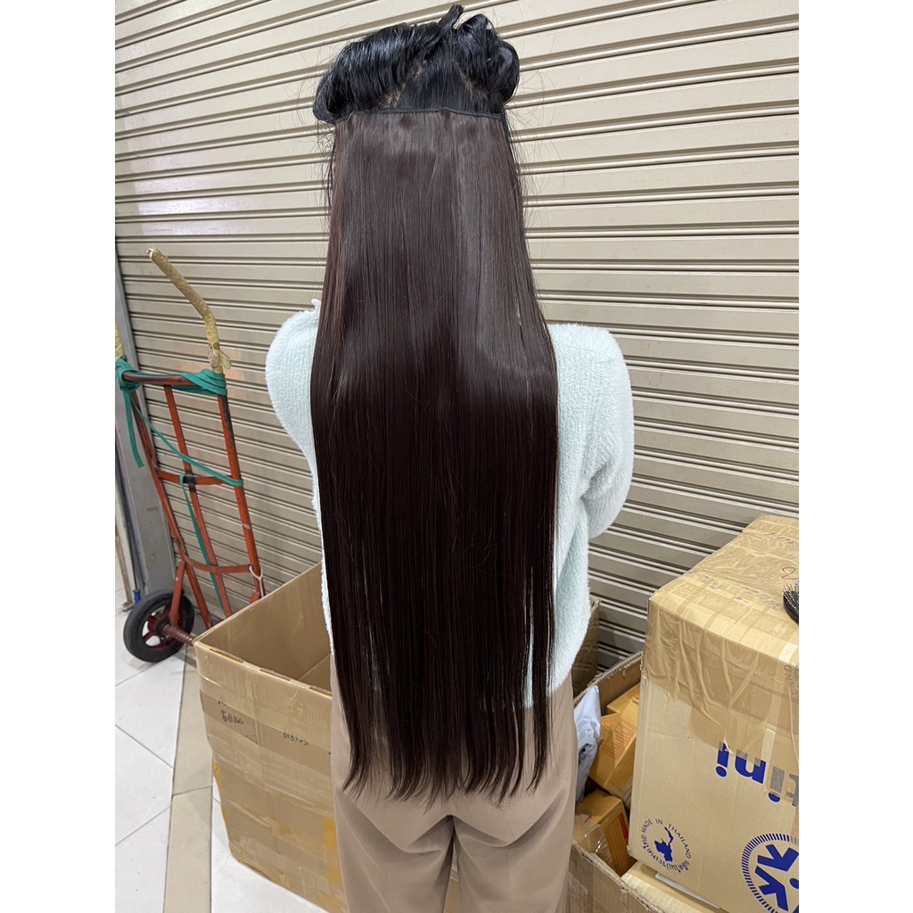 แฮร์พีชยาว 70CM ทำจากเส้นไหม กว้าง26CM ยาว70CM ผมสวยงานดี สินค้าส่งในไทย พร้อมส่งค่ะ