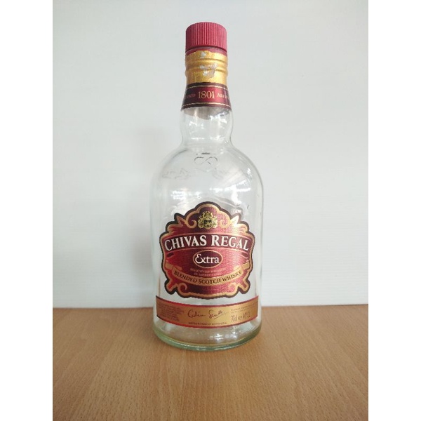 ขวดเหล้านอก Chivas Regal Extra ขวดเหล้าเปล่า สวยๆน่าสะสม