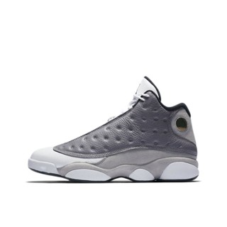 Kclz ▪ข้อเสนอพิเศษ Air Jordan 13 aj13 haze original ancestor ash สีเทา สีขาว 414571-016