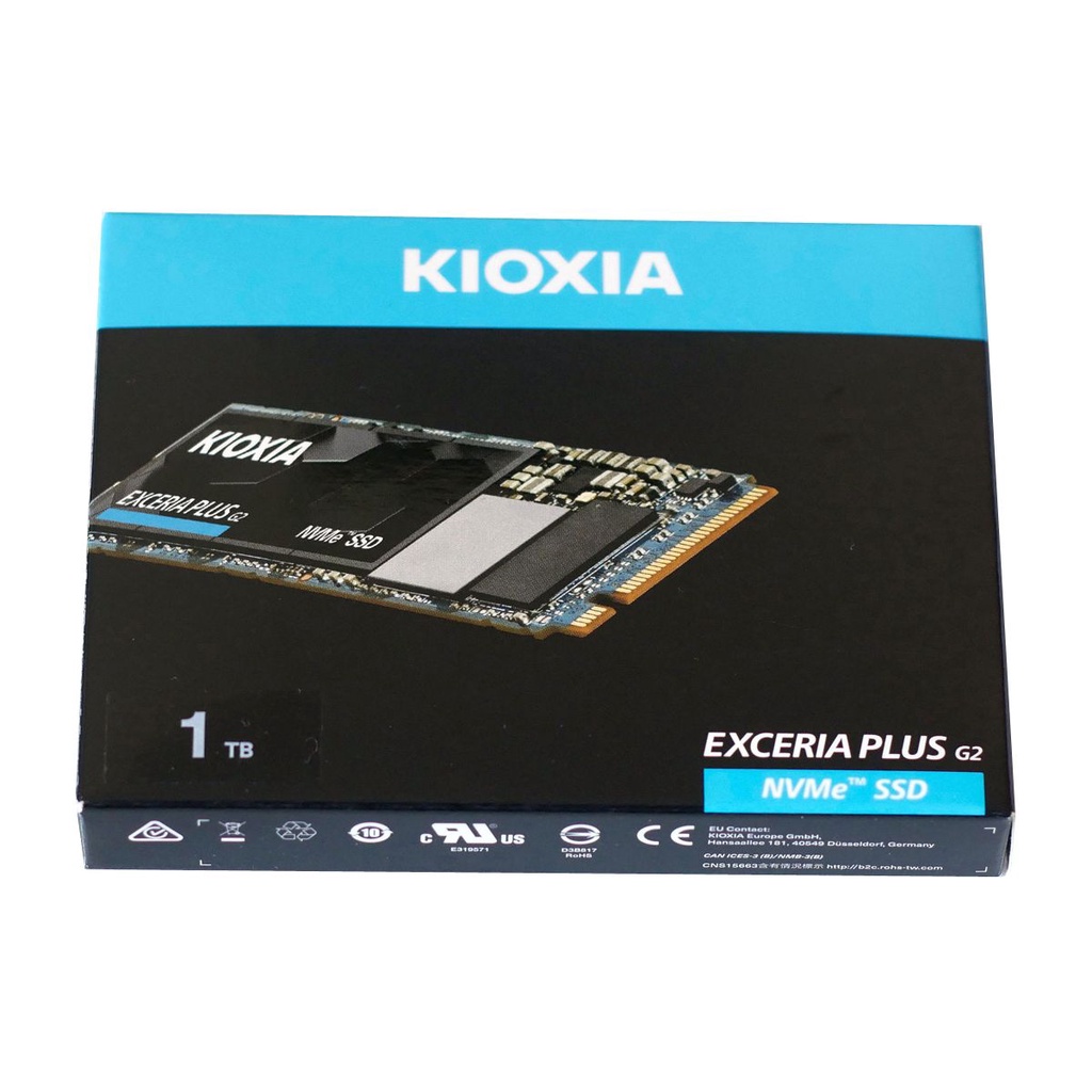 Kioxia Rd20 Exceria Plus G2 1Tb M.2 2280 Nvme Ssd - อ่าน: 3400Mb/S, Lrd20Z001Tg8