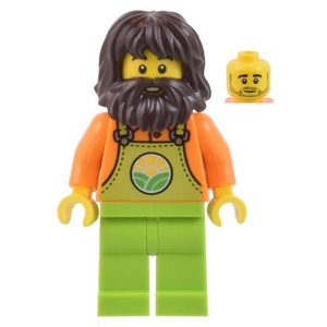 [ Minifigures ] มินิฟิก Lego - Farmer Male : City Farm (cty1442) ราคา/ชิ้น