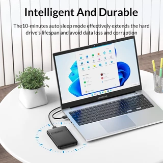 Orico HDD Case 2.5 นิ้ว SATA เป็น USB3.0 Type-C HDD Enclosure 6Gbps Max USB-C ภายนอก SATA HDD Enclosure รองรับ Auto-Sleep(2577U3-V1)
