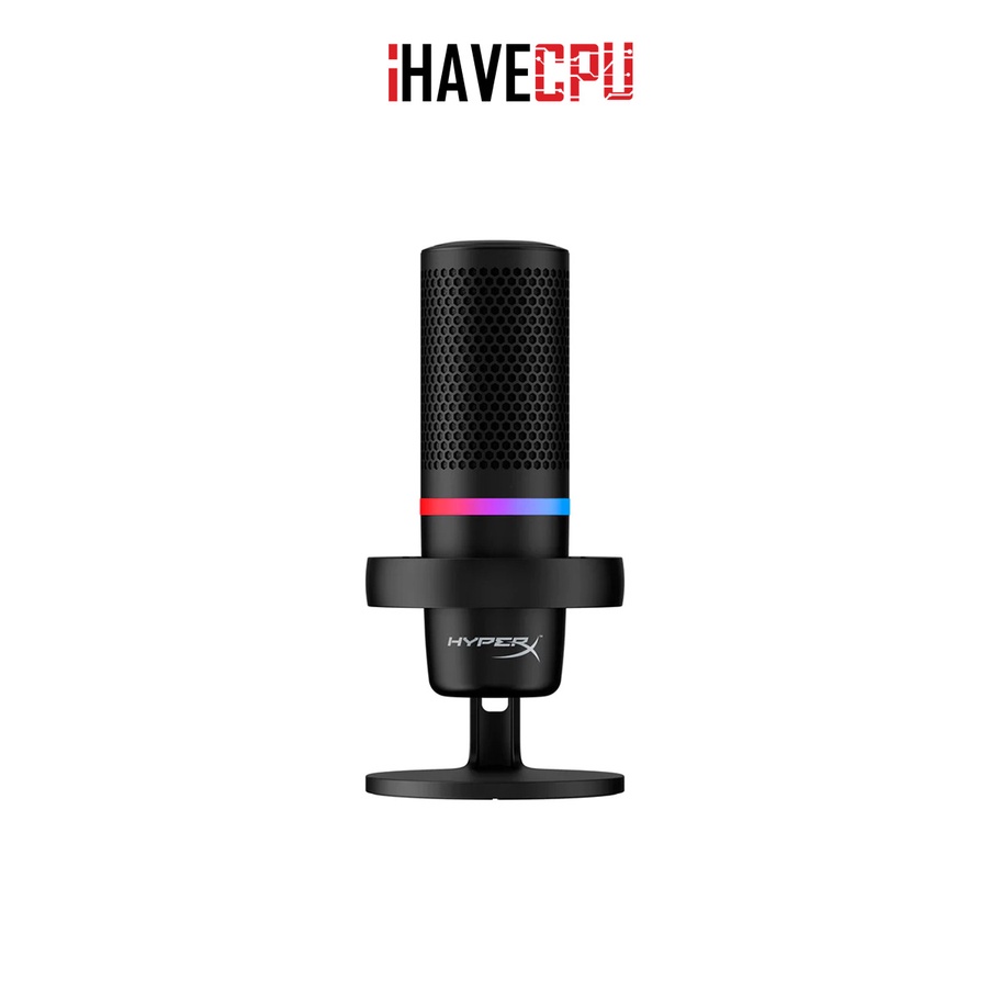 ไมโครโฟน (microphone) iHAVECPU HyperX DUOCAST BLACK USB MICROPHONE : 4P5E2AA