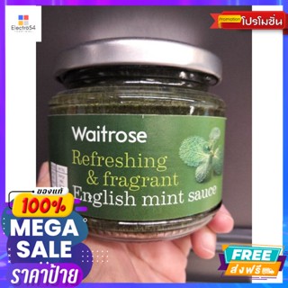 Waitrose English Mint Sauce ซอส มิ้นท์ สำหรับ สเต็ก 195 กรัม Waitrose English