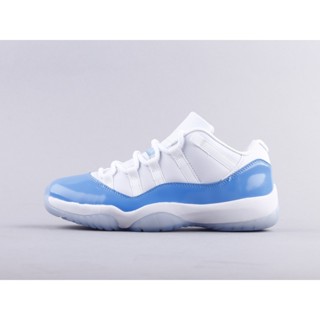 Uuya Air Jordan 11 Low "Columbia Blue" 528895-106 รองเท้ากีฬา รองเท้าบาสเก็ตบอล