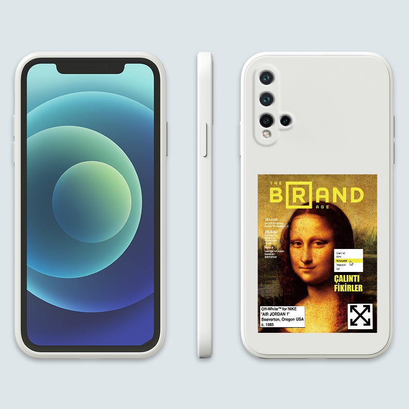 Mona Lisa สาวใหม ่ เด ็ กซิลิโคน anti-drop สําหรับ Huawei Nova 3 4 5i 5 Pro 3i 5Z Nova6 4G 5G