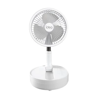 พัดลมไร้สายพับเก็บได้ LED IDEO HOME รุ่น EF1902 สีขาว thumbnail 3