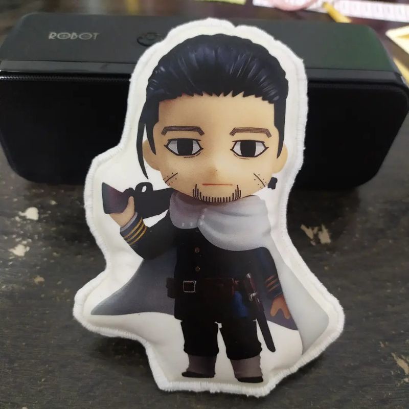 สุดน่ารัก Bestie Nendoroid หมอนตุ๊กตา Ogata Hyakunosuke Golden Kamuy อะนิเมะมังงะ Kawaii