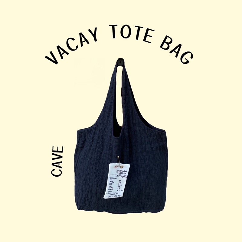 Wyllabrand กระเป๋าผ้า Vacay tote bag Cave