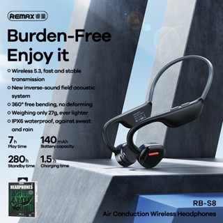 Remax RB-S8/HOCO ES63 Bone Conduction bluetooth  หูฟังไร้สาย หูฟังบลูทูธ สำหรับออกกำลังกาย