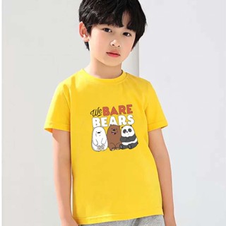 K-2368-SHORT 3สี เสื้อยืดเด็ก เสื้อเด็กน่ารัก เสื้อเด็กราคาปลีก-ส่ง