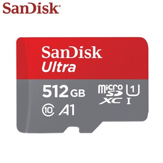 Sandisk การ์ดหน่วยความจํา Micro SD A1 32GB 64GB 128GB 256GB 400GGB 512GB Micro SDHC SDXC C10 TF สําหรับโทรศัพท์มือถือ