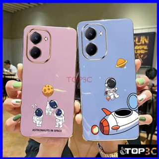 เคส Realme 10 Pro เคส Realme 10 Pro Plus C21Y C25Y C35 C33 C30 C30S เคสโทรศัพท์มือถือ ลายการ์ตูนนักบินอวกาศ Nasa สําหรับ XQ