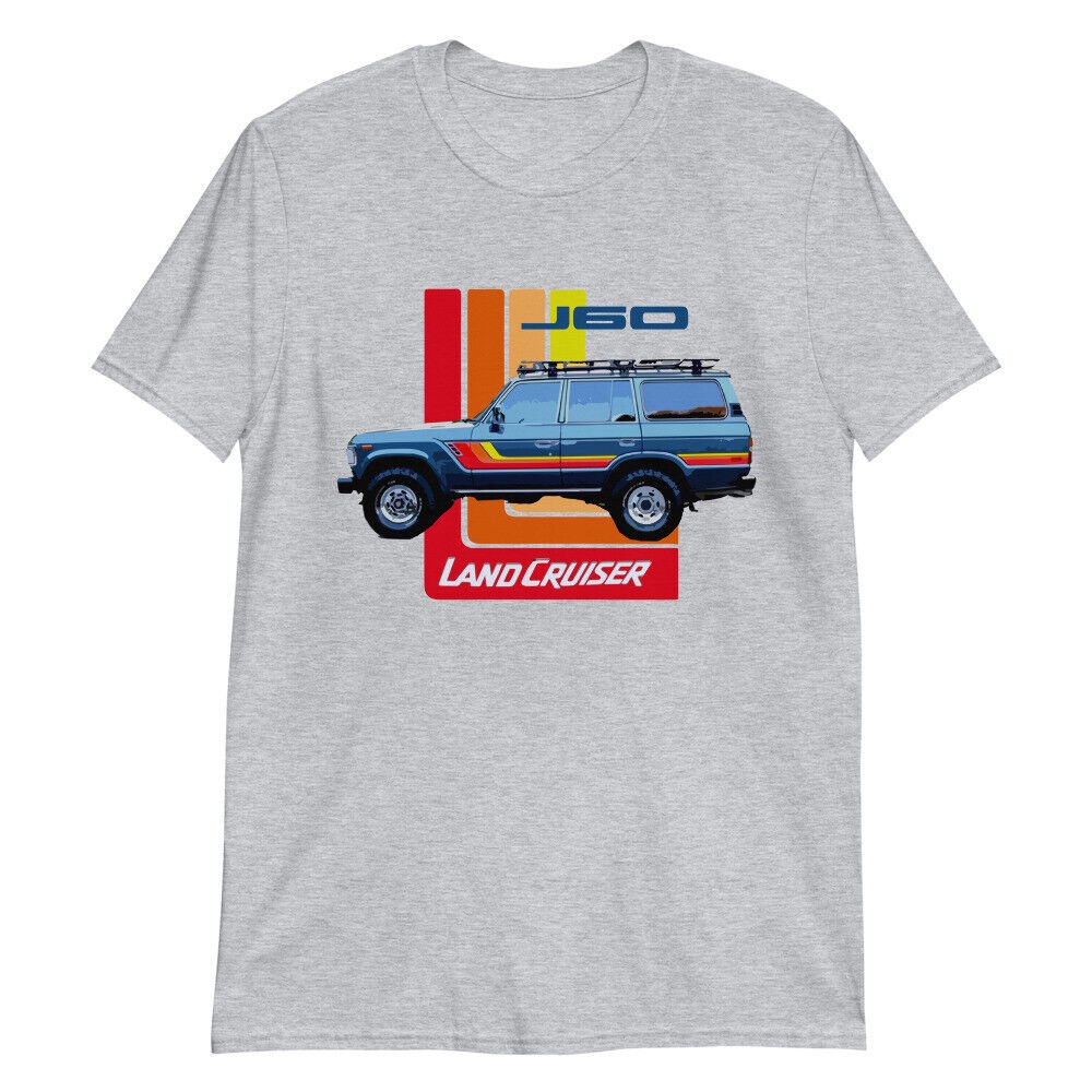 Top Tees 1990 Land Cruiser J60 Retro Truck Short-Sleeve เสื้อยืด Unisex