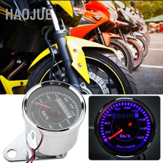 Universal รถจักรยานยนต์ Retro Modification LED เครื่องวัดระยะทาง Speedometer Digital Mile Meter Gauge