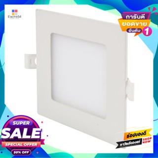 Square โคมดาวน์ไลท์หน้าเหลี่ยม 3.5 นิ้ว LED 6 วัตต์ Daylight RACER รุ่น NANO-Q 6W DL65 สีขาวDownlight Square 3.5 Inch LE