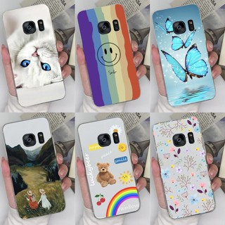 เคสโทรศัพท์มือถือ ซิลิโคนนุ่ม TPU ใส ป้องกัน ปิดด้านหลัง สําหรับ Samsung Galaxy S7 edge S7edge S 7 G930 G935F S7