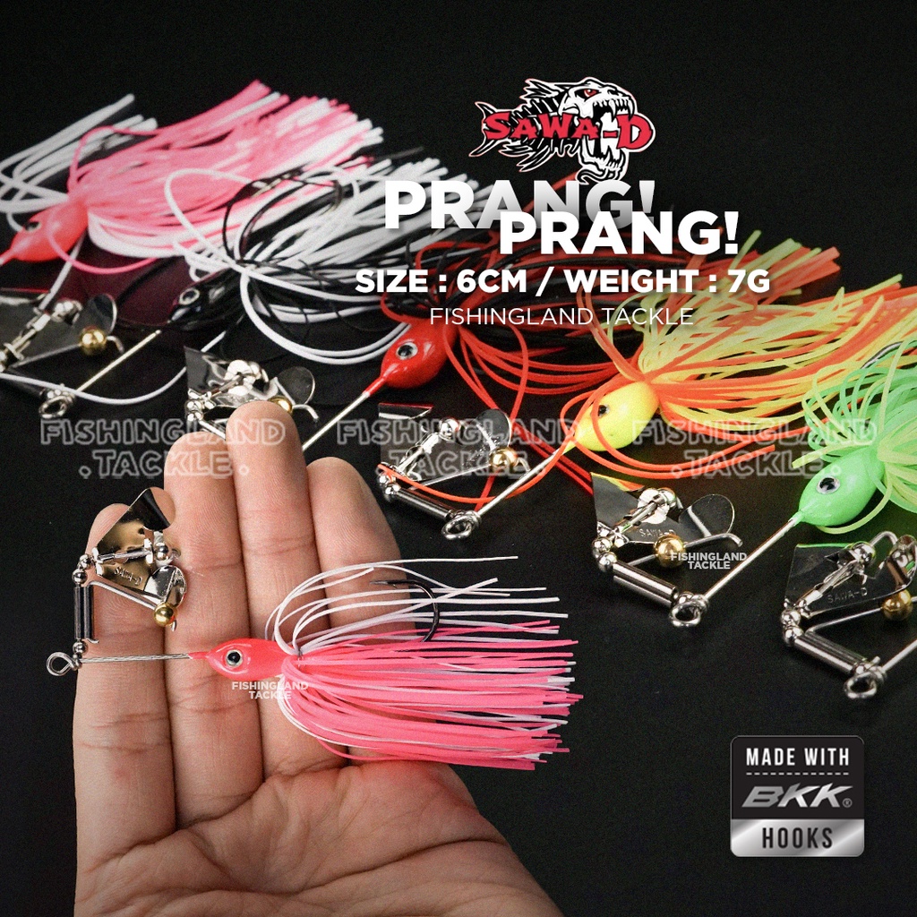[FLT] Sawa-D Buzz Bait ปรางค์ 6cm 7g Propeller Slash Fast Bait Spinner Bait Buzzbait Toman