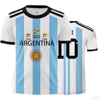 เสื้อยืด ลายทีมชาติฟุตบอล Argentina SY3 2022-2023 คุณภาพสูง YS3