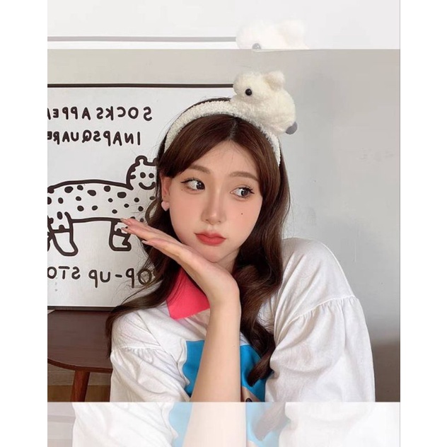 DHA-ที่คาดผม ที่คาดผมกระต่ายขนนุ่มมาใหม่ พร้อมส่ง - รูปที่ 3