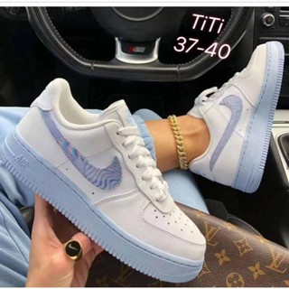 พร้อมส่ง❤️AIR FORCE โทนสีพาสเทล (แถมกล่อง)✅จ่ายเงินปลายทางได้