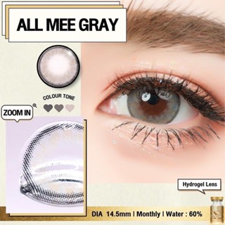 คอนแทคเลนส์ All Me Brown / Gray (We Wink ฝาทอง) ขนาดบิ๊กอาย 🌷