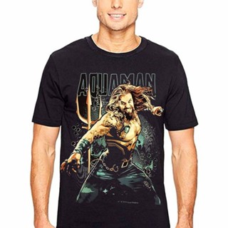 AQUAMAN MARVELS BLACK TIMBER / NTS 100% COTTON T-SHIRT_01