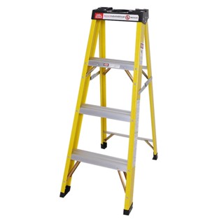 INSULATED บันไดกันไฟ LITE FG303 4 ขั้น สีดำ-เหลืองINSULATED LADDER LITE FG303 4-STERP BLACK-YELLOW