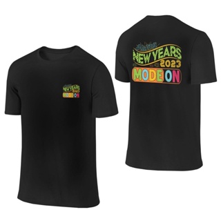 [S-5XL]ผ้าฝ้าย 100% [S-5XL]Goodbye เสื้อยืดผ้าฝ้าย พิมพ์ลาย Hello 2023 Happy New Year (8) สําหรับผู้ชาย 2023