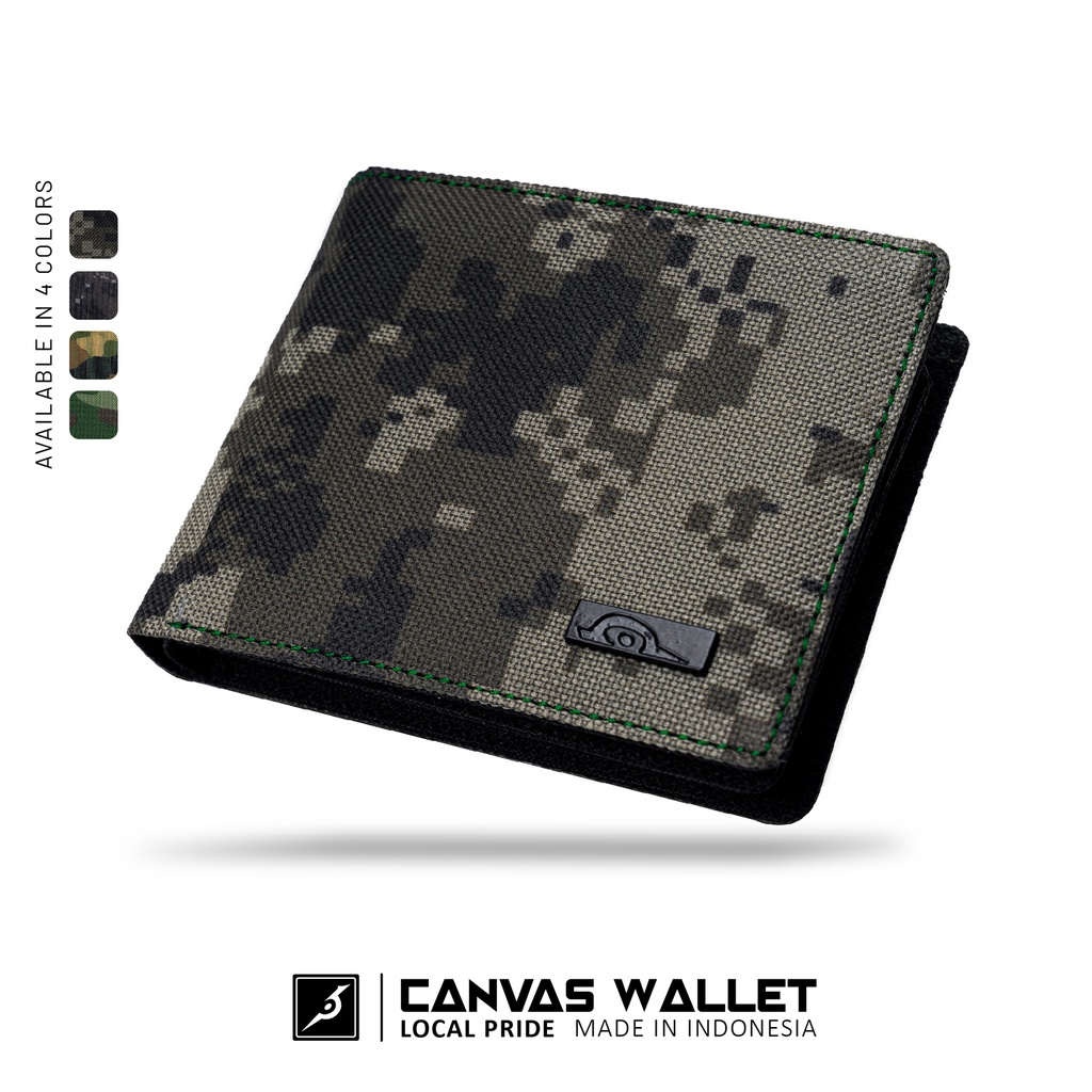 Jfr Abra Wallet - กระเป๋าสตางค์ผู้ชาย Canvas Army JP53
