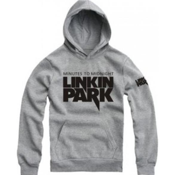 Linkin Park Minutes To Midnight Outerwear Hoodie เสื้อกันหนาวผู้ชายผู้หญิงหน้าจอธรรมดาพิมพ์ขนแกะจัมเ