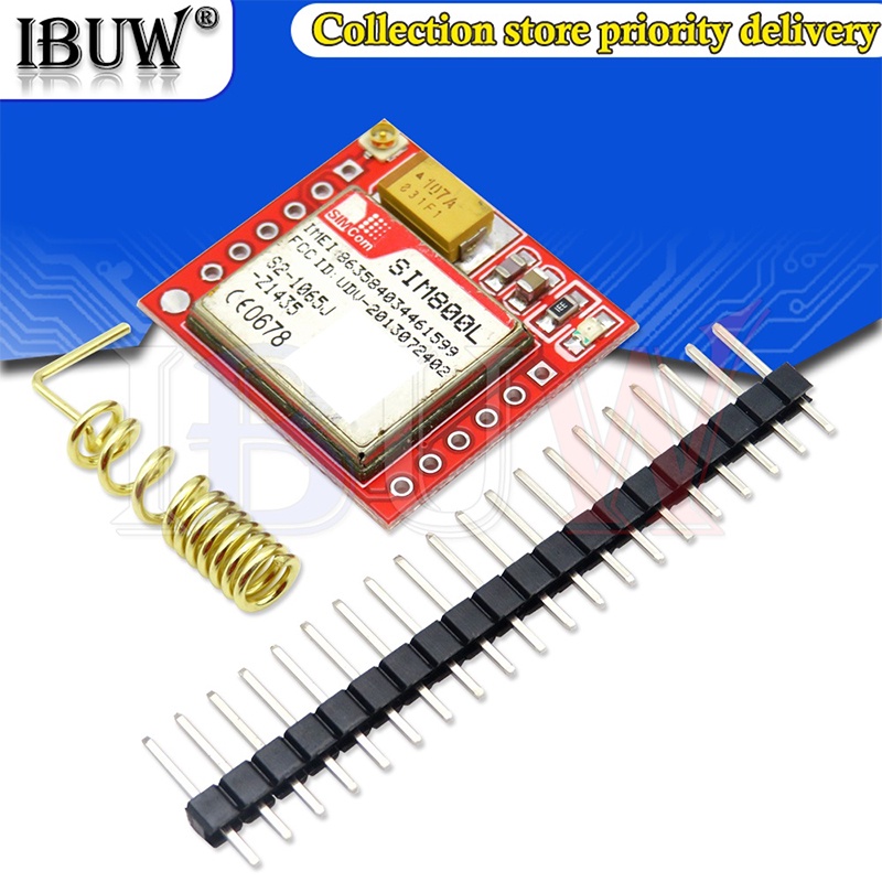 1PCS SIM800L GPRS GSM โมดูล Core Quad-band TTL Serial Port อินเทอร์เฟซ IPX เสาอากาศ PCB Micro SIM กา