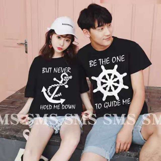 Cotton couple T-shirt High quality 2 in 1 cod Wheel design_02