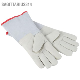 Sagittarius314 ถุงมือป้องกันไนโตรเจนเหลว LNG ยาว 40 ซม. ถุงมือทำงาน Cryo