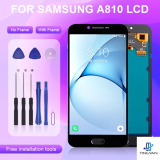 โปรโมชั่น Catteny Super Amoled หน้าจอสัมผัส lcd สําหรับ Samsung Galaxy A810 A8 2016 ส่งฟรี