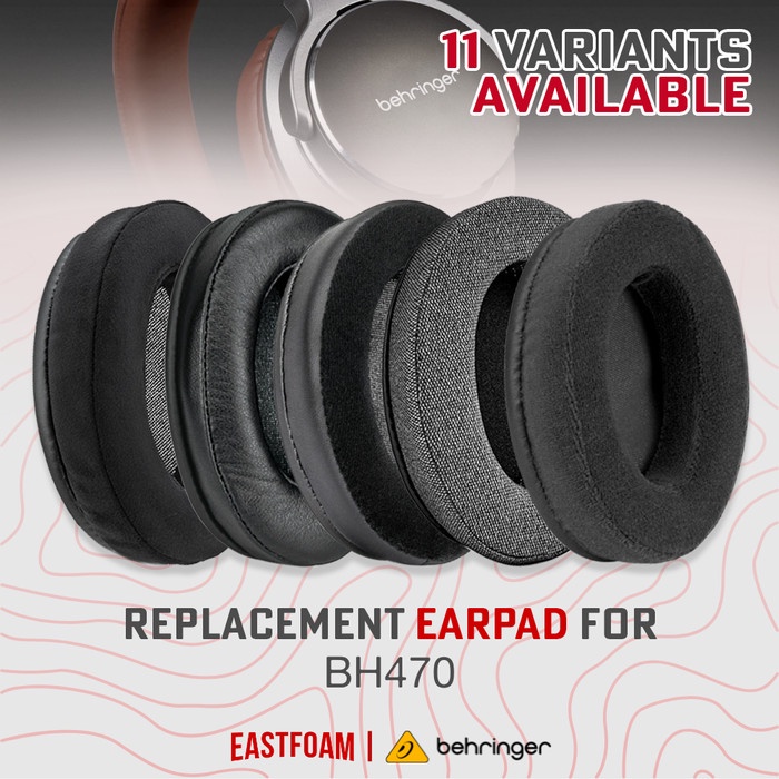 แผ่นรองหูฟัง Earcup Behringer BH470 BH470U BH470NC BH 470 แผ่นรองหูฟังโฟม