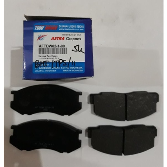 ผ้าเบรค / ผ้าเบรคหน้า Kijang Deluxe KF TDW ORIGINAL 11-AFTDW02-1-00