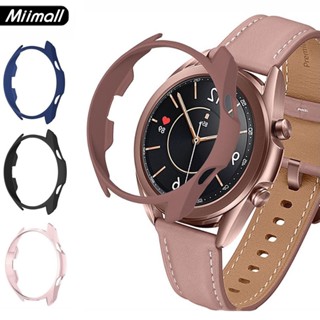 Miimall เคส Samsung Galaxy Watch 3 41 มม. 45 มม. เคส PC ฝาครอบป้องกัน เคสกันกระแทก สำหรับ Galaxy Watch 3 41mm 45mm