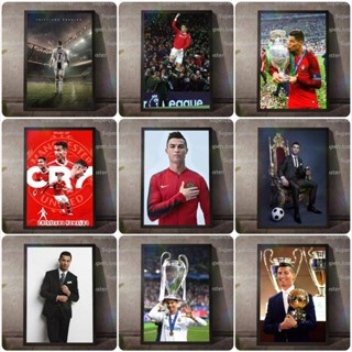 Cristiano Ronaldo โปสเตอร์ภาพวาดผ้าใบ รูปฟุตบอล ขนาดใหญ่ สําหรับตกแต่งบ้าน